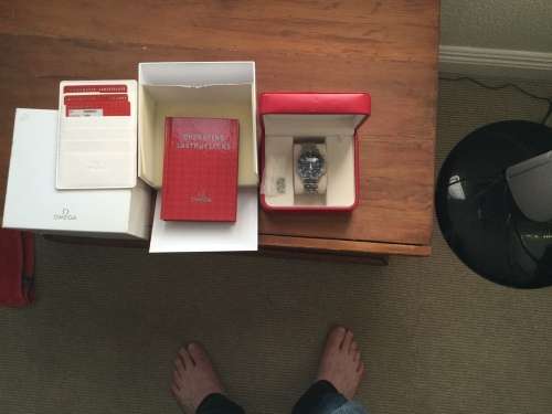 Omega Seamaster Chronodiver watch very good condition with box and papers Rolex Breitling Tag Heuer