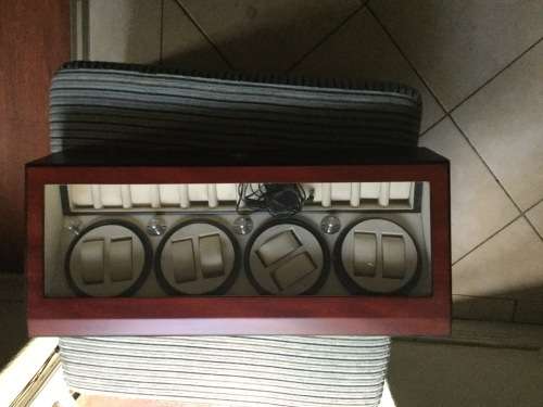 Automatic Watch winder 8 piece cosmetically in good condition omega Rolex Breitling