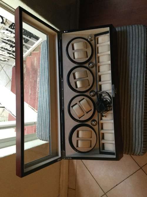 Automatic Watch winder 8 piece cosmetically in good condition omega Rolex Breitling