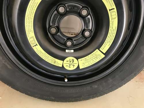Mercedes Benz vehicle Space Saver Spare Tyre Tire Donut T 125/90 R16 CST17 C Class bmw Audi