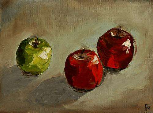 Three apples