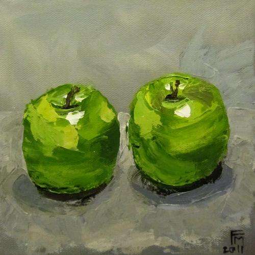 Two Green Apples