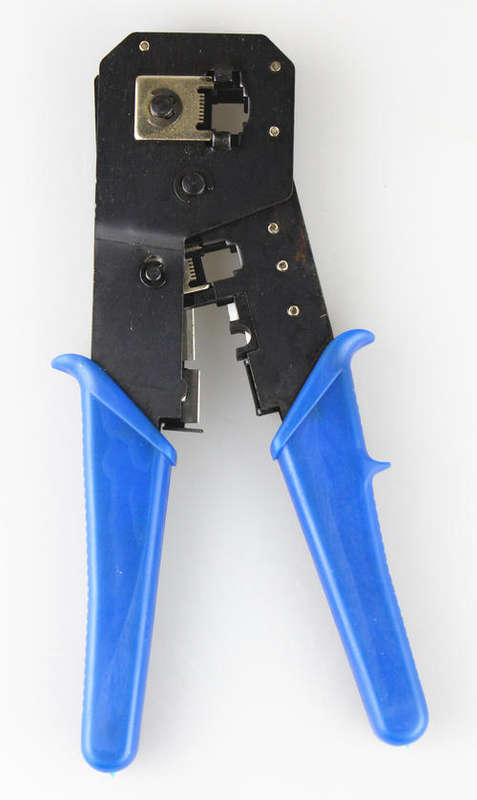 Crimping tool for networking purposes
