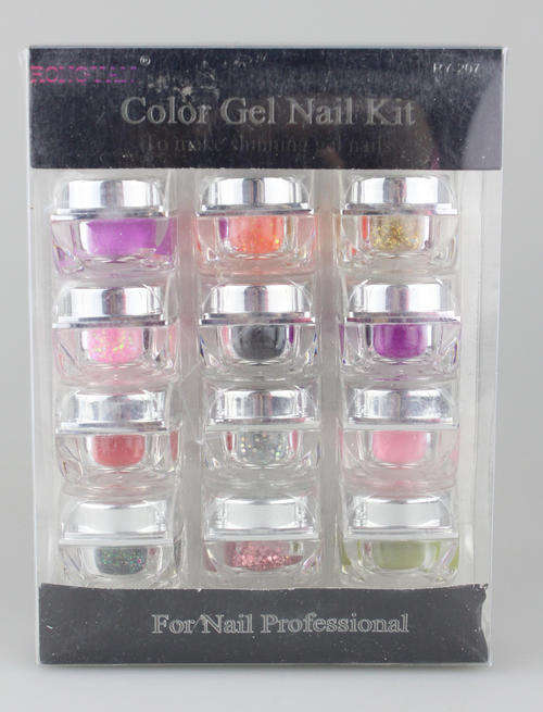 12 color gel nail kit