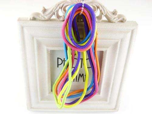 Colorful Hair Elastic R58/Pack of 12 sets