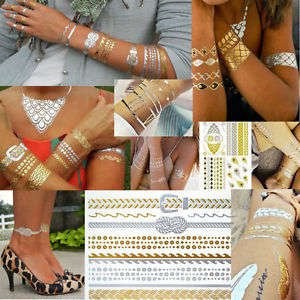Metallic Tattoo Sticker