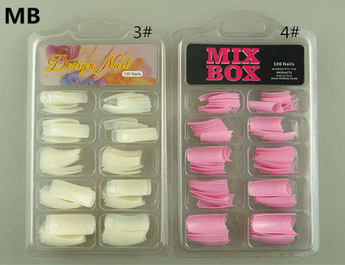 MIX BOX - 100pcs full Nail Tips