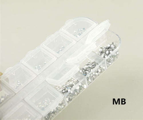 MIX BOX - Crystal 2mm Diamonds 3000pcs Nail Decoration
