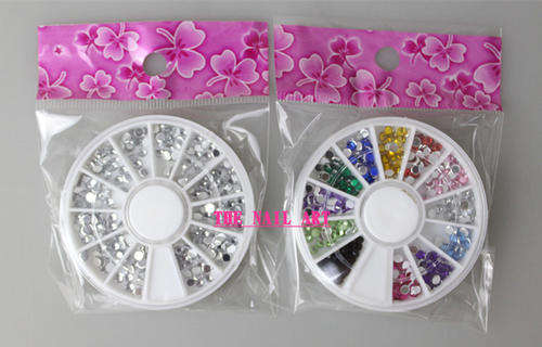 The Nail Art - Mix Colors Diamonds Nail Decoration
