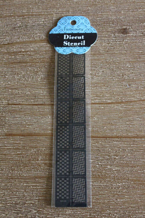 Stencil Sticker Nail Art Accessories Decoration NK06