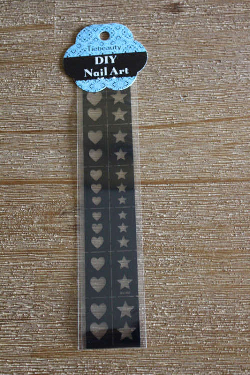 Stencil Sticker Nail Art Accessories Decoration NK09