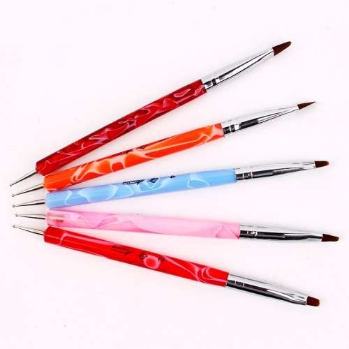 5PCS 2 side Gel + Dotting Pen Set