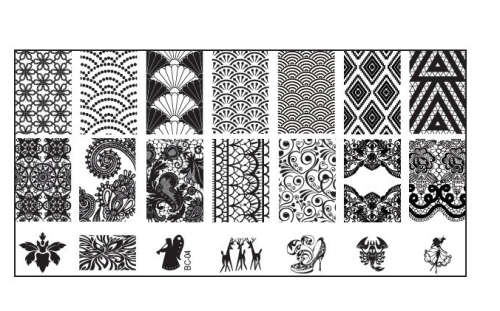 BC04 Nail Stamping Plate