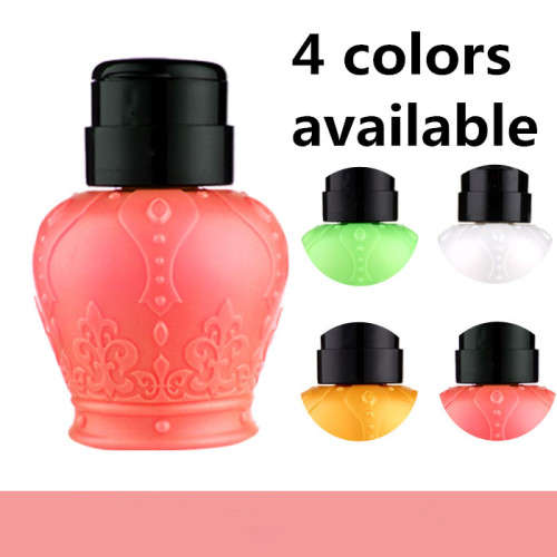 The Nail Art - 250ml Crown Plastic Nail Polish Remover Pressing Bottle