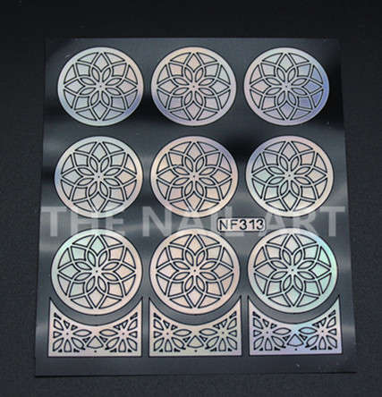 Stencil Sticker Nail Art Accessories Decoration NF313