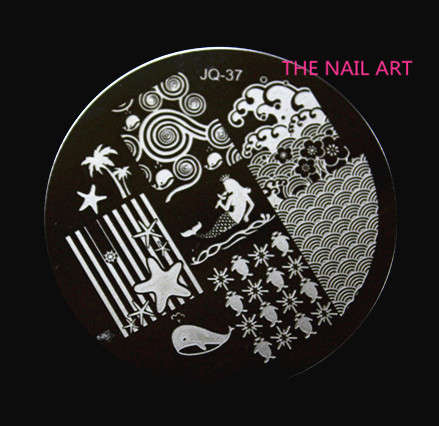 Stainless Steel Nail Stamping Plates - JQ037