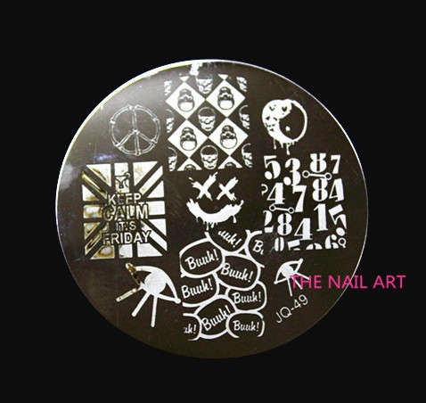 Stainless Steel Nail Stamping Plates - JQ049