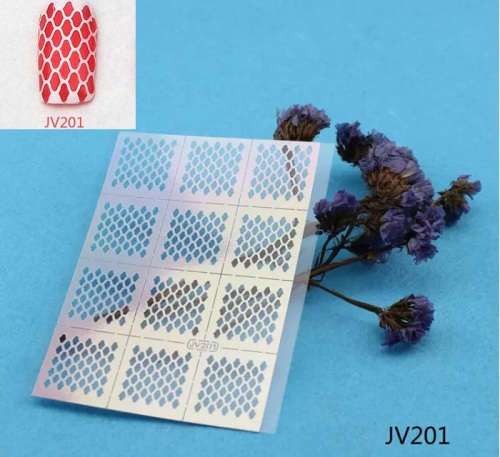 Stencil Sticker Nail Art Accessories Decoration JV201