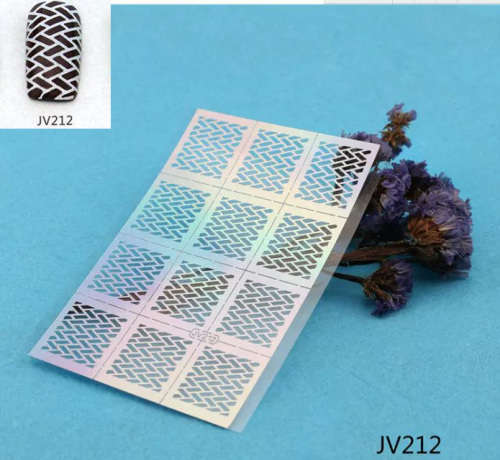 Stencil Sticker Nail Art Accessories Decoration JV212