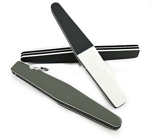 The Nail Art - Black+White Phombus Sponge Filer