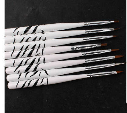 The Nail Art -8pcs Acrylic+Gel Brush