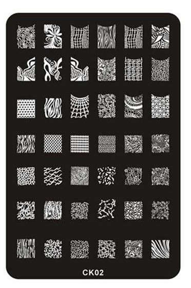 The Nail Art - CK02 Nail Stamping Plate