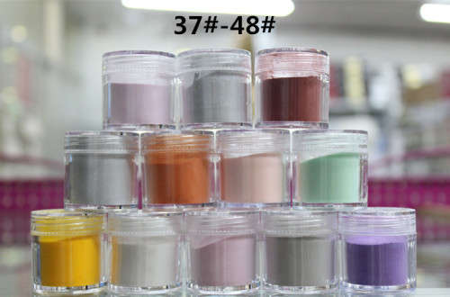 The Nail Art - Color Acrylic Powder 10g Each Mix12 colors A box 37-48