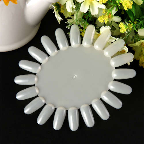 The Nail Art - OVAL COLOR DISPLAY CC007 10pcs natural