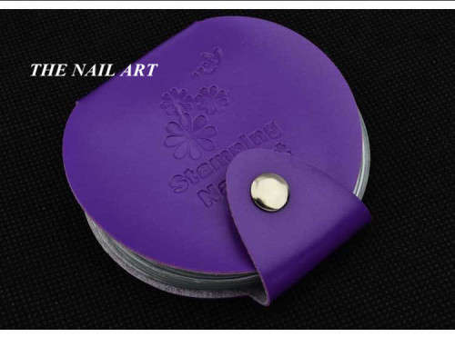 The Nail Art - Round Small Stamping Plate Wallet NP010