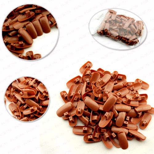 The Nail Art - Nail practice fake hand nail a nail special film 100pcs