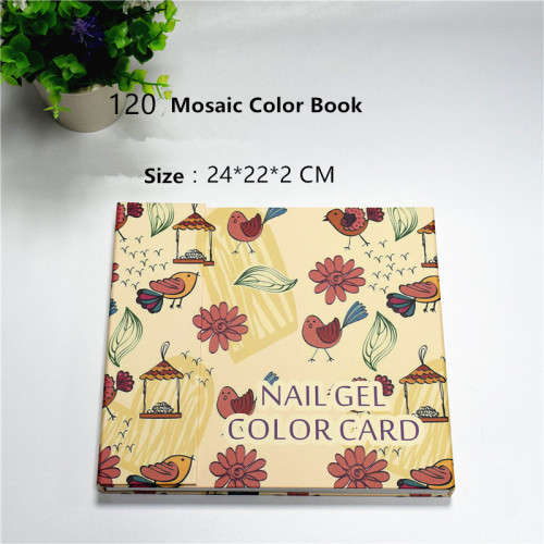 The Nail Art -  120# Mosaic Color Book