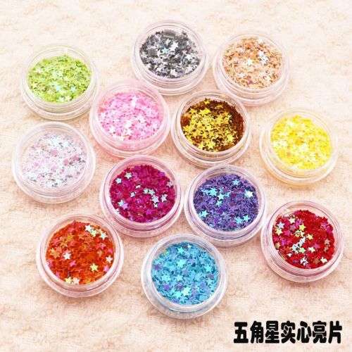 The Nail Art - 12pcs Five Star Nail Decoration