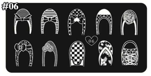 The Nail Art - Nail Stamping Plate Tianxin 06
