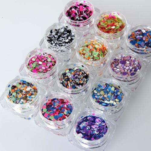 The Nail Art - Matt Round Sequins 12pcs