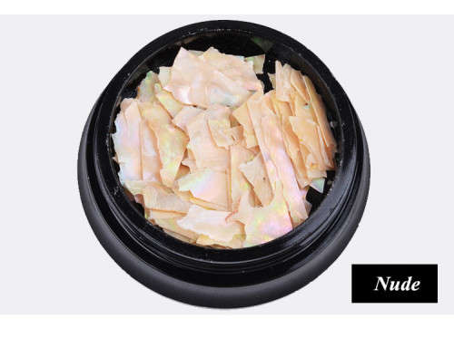 The Nail Art - Shell Debris - Nude
