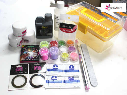 The Nail Art - Acrylic Set with box