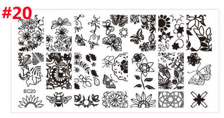 The Nail Art - BC20 Nail Stamping Plate