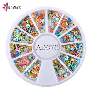 The Nail Art - Accessories Nail Wheel Decorations