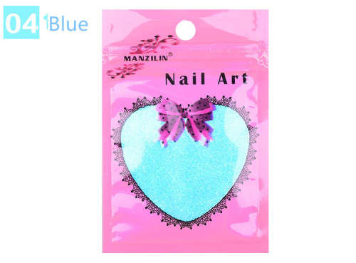 The Nail Art - Mermaid Nail Glitter Powder Shining Fairy Style Nail Dust Decoration - Blue