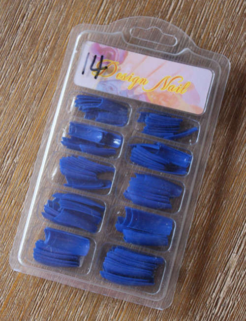The Nail Art -  French Nail Tips 100pcs 14# Navy
