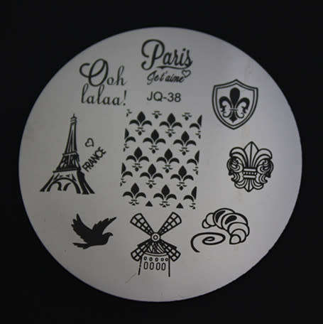 Nail Stamping Plate - JQ38
