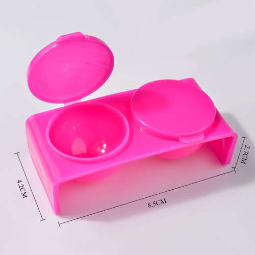 The Nail Art - Double Manicure Liquid Plastic Cup - pink