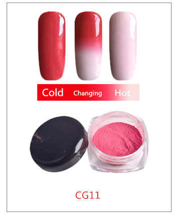 The Nail Art - Color Change Powder 2g with brush- 11#