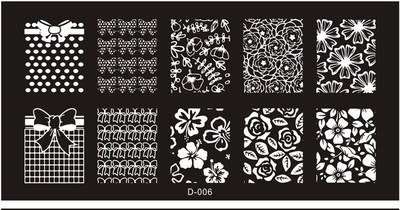 The Nail Art - D006 Nail Stamping Plate