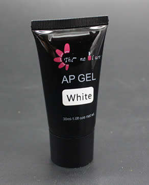 The Nail Art - Poly Powder Gel - white 30ml