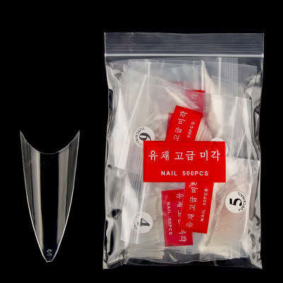 The Nail Art - Stiletto Tip 500pcs clear
