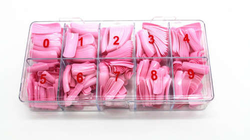 The Nail Art - Halfmoon Tip 500 Pink