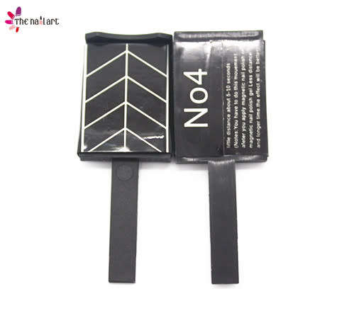 The Nail Art - Black Pattern Magnet - Nr. 4