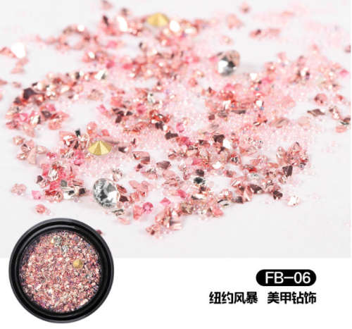 The Nail Art - Zircon micro drill crystal sand mixed - FB06