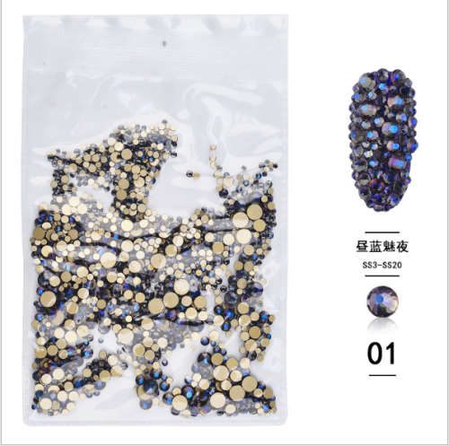 The Nail Art - 1440pcs Diamonds-1#